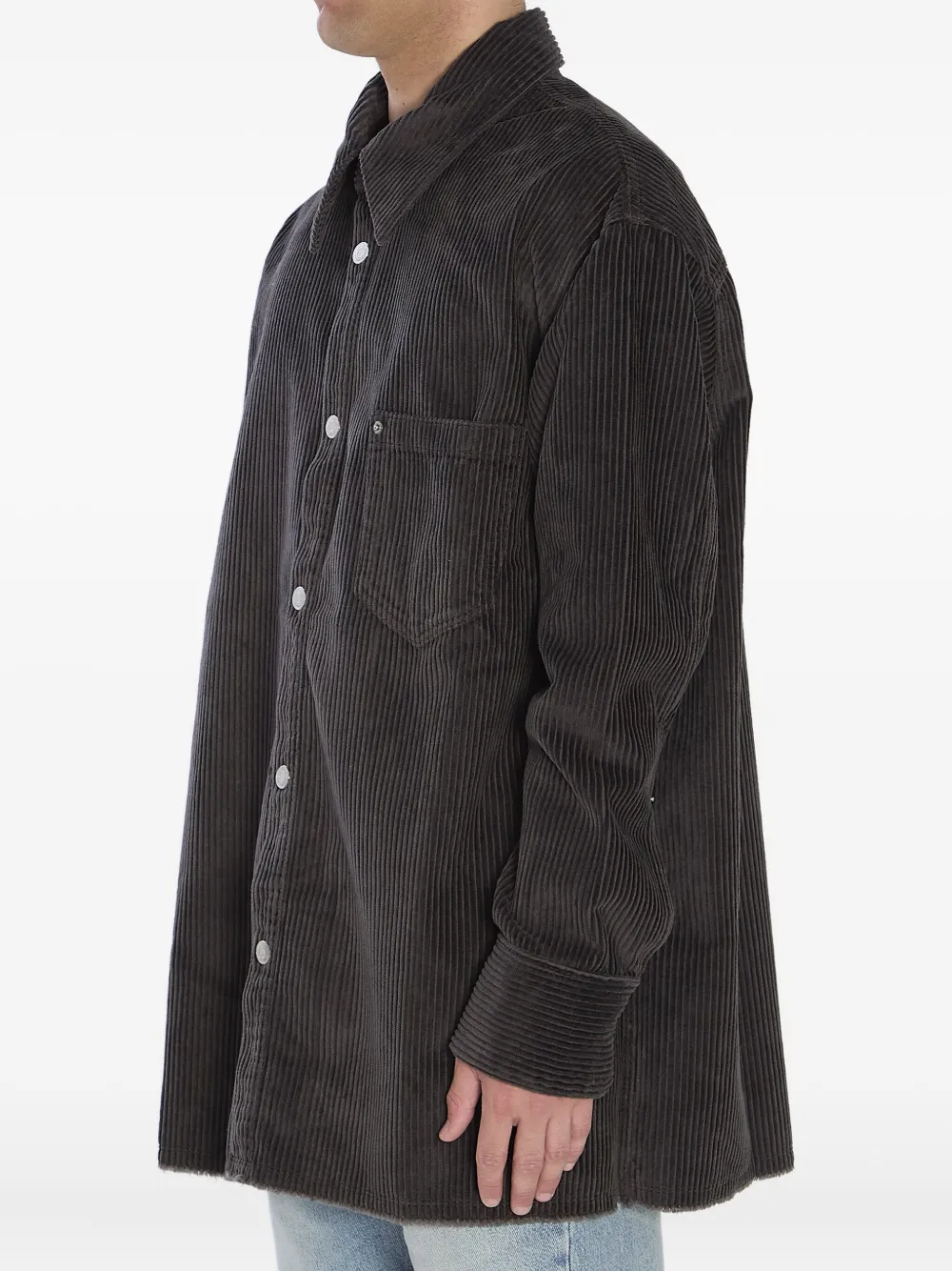 AMI Paris corduroy patch-pocket shirt jacket | Shirt Jackets | Image 2