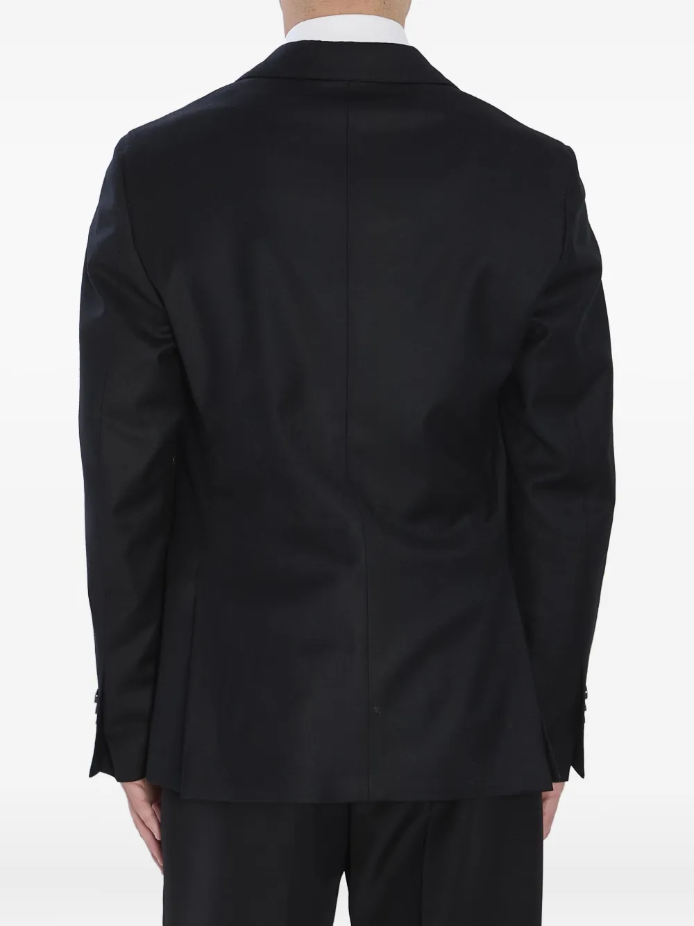 Lardini Virgin Wool And Cashmere Blend Jacket In Black