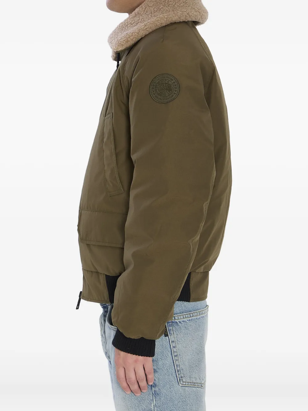 Canada Goose Men Chilliwack Aviator Bomber Jacket In Green