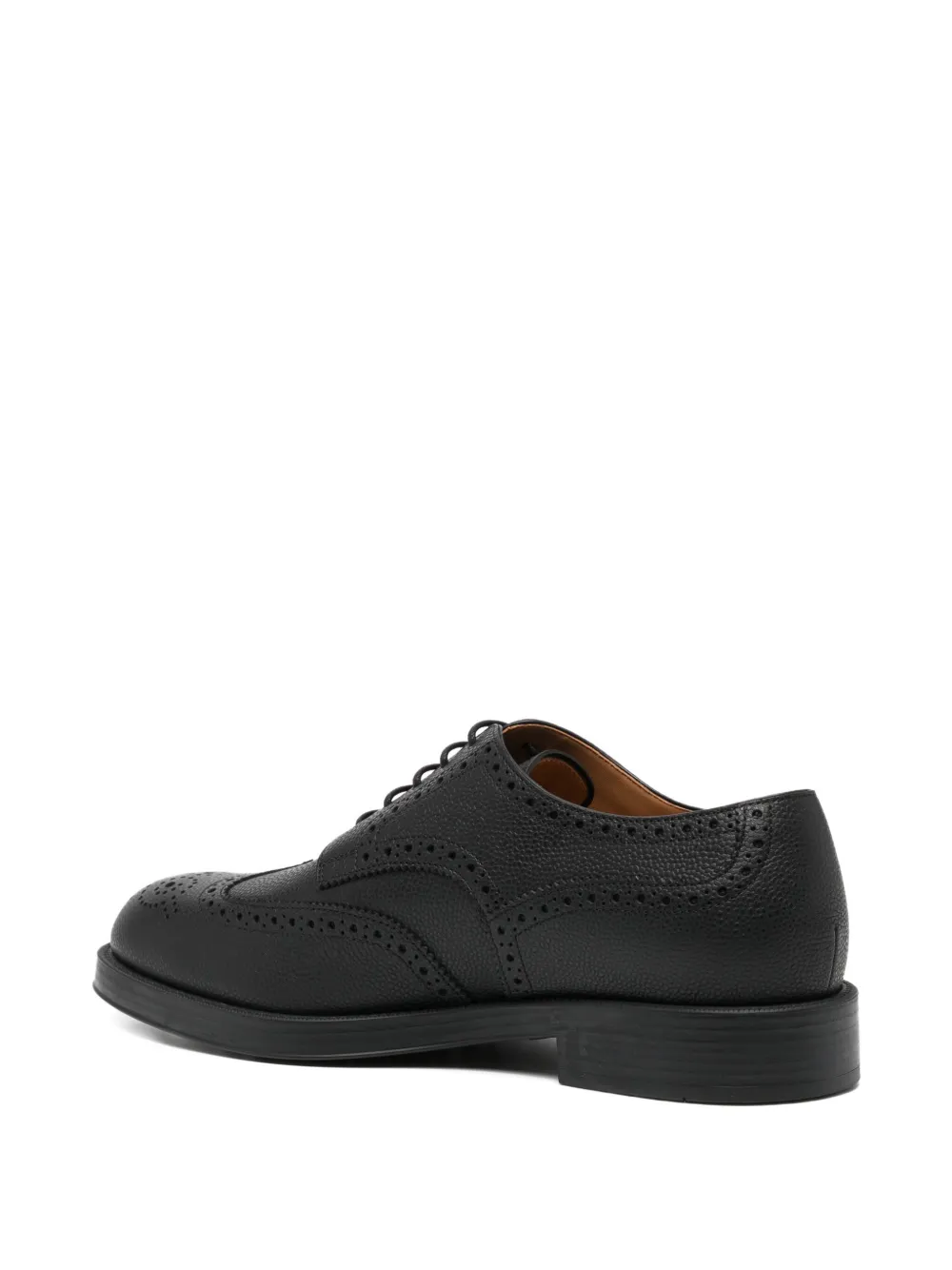 Tod's Leren derby schoenen Zwart