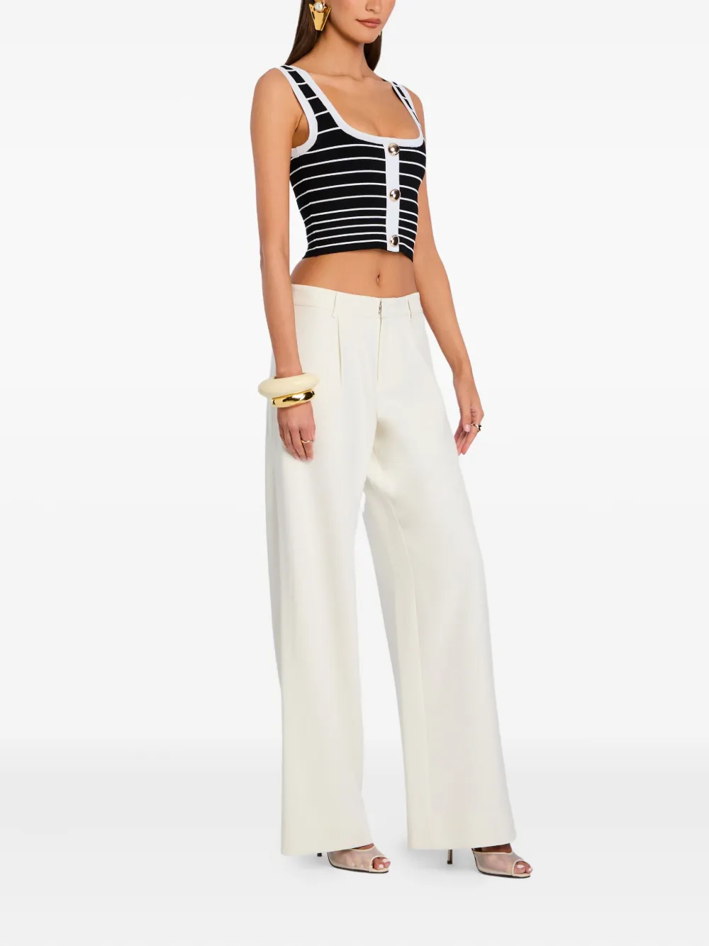 Retroféte Zadie Top In Black