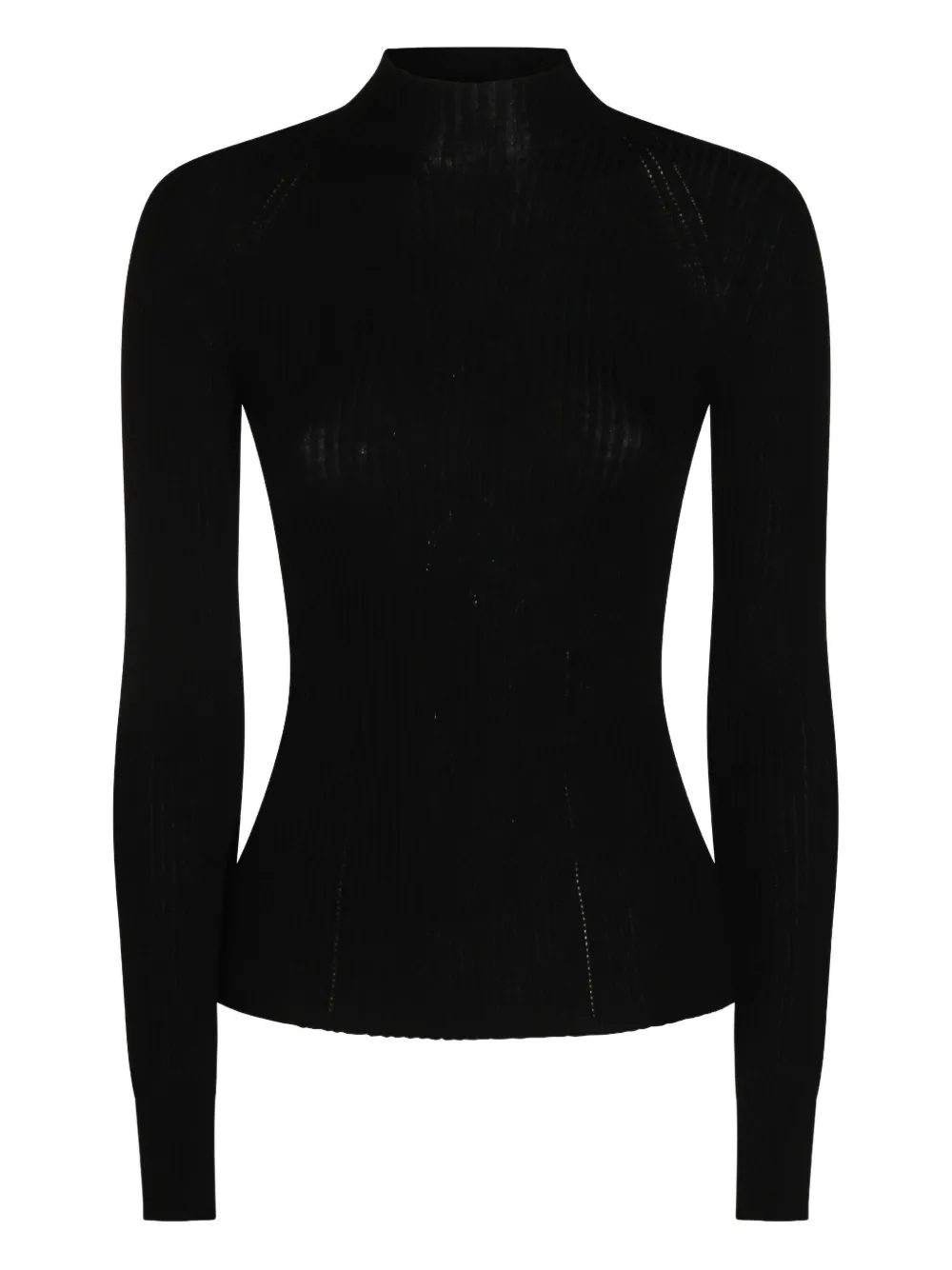 TWINSET ribbed high-neck sweater | Black | Image 1
