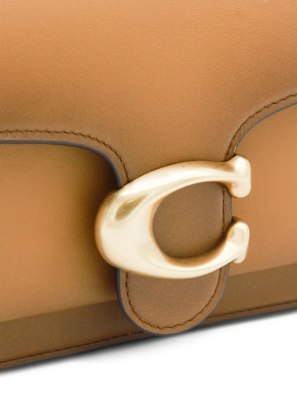 Coach Tabby leren schoudertas Bruin