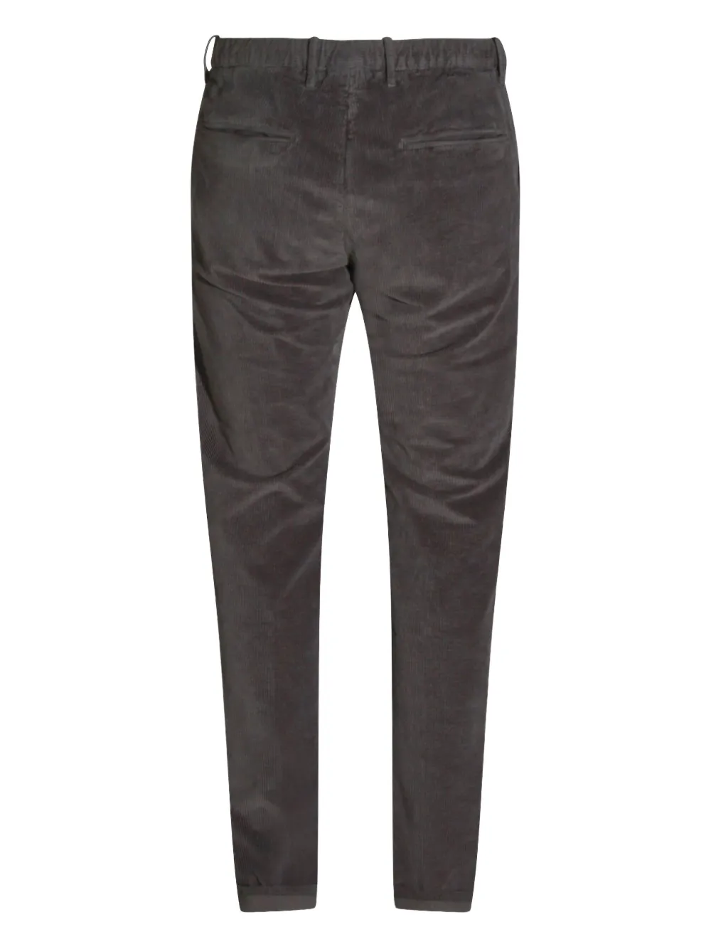 Incotex Ribfluwelen broek - Zwart