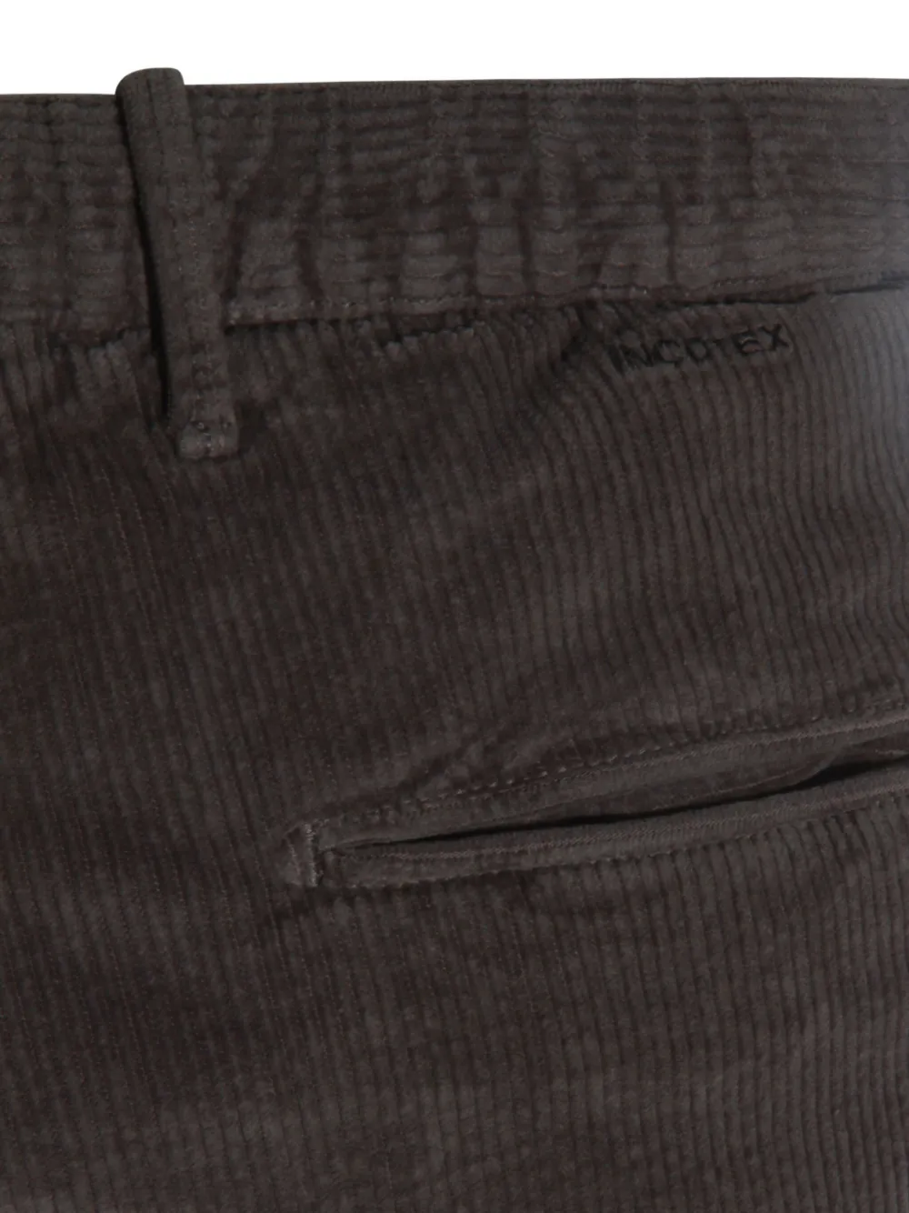 Incotex Casual Trousers With Pockets And Loops In Black