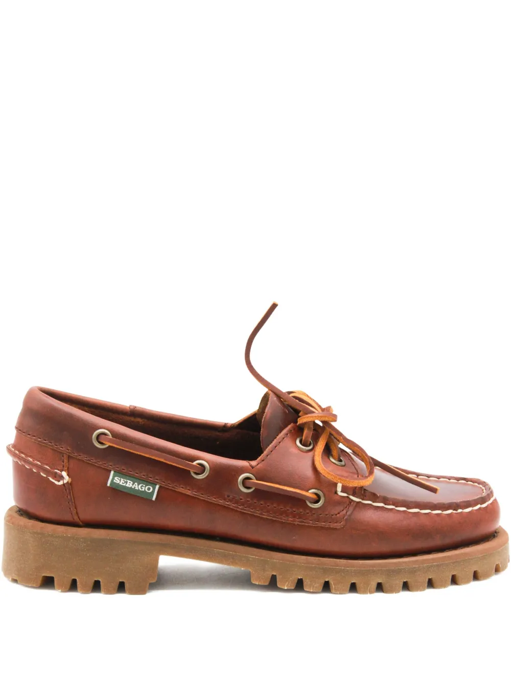 Sebago Ranger leather boat shoes Brown