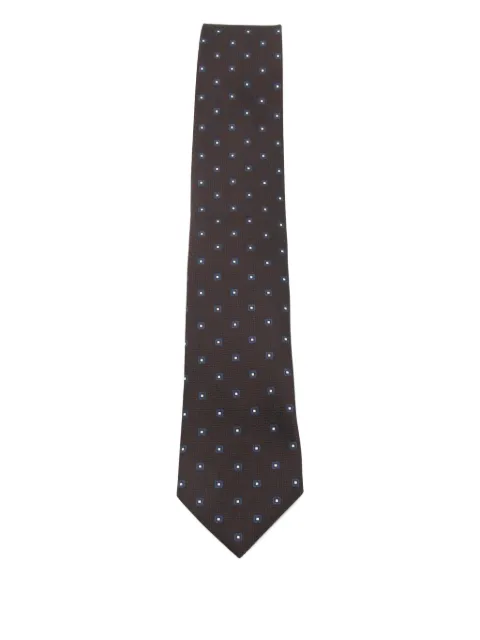 Zegna square-pattern tie