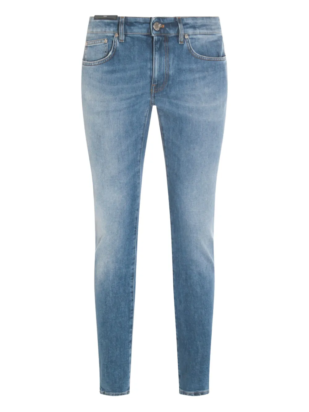 Pt Torino Cotton Jeans In Blue