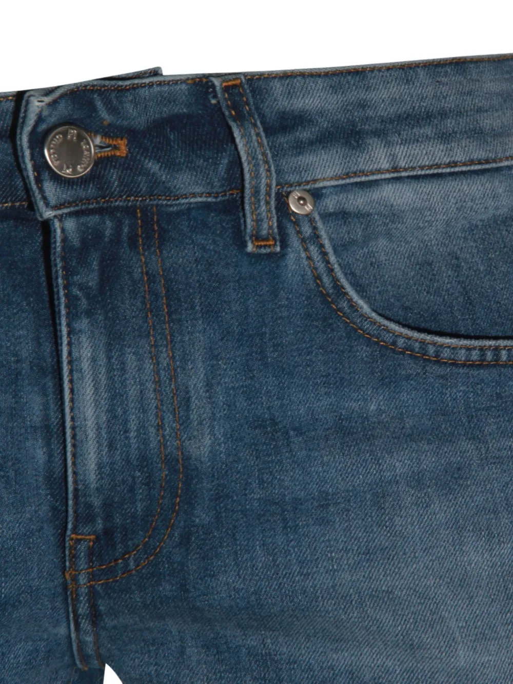 Pt Torino Cotton Jeans In Blue