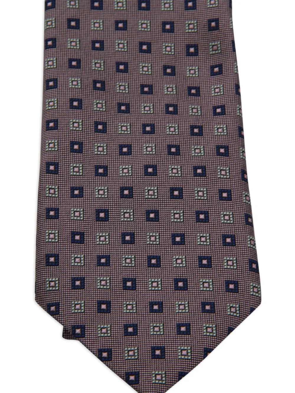 Zegna geometric-patterned tie - PI1 LIGHT PINK