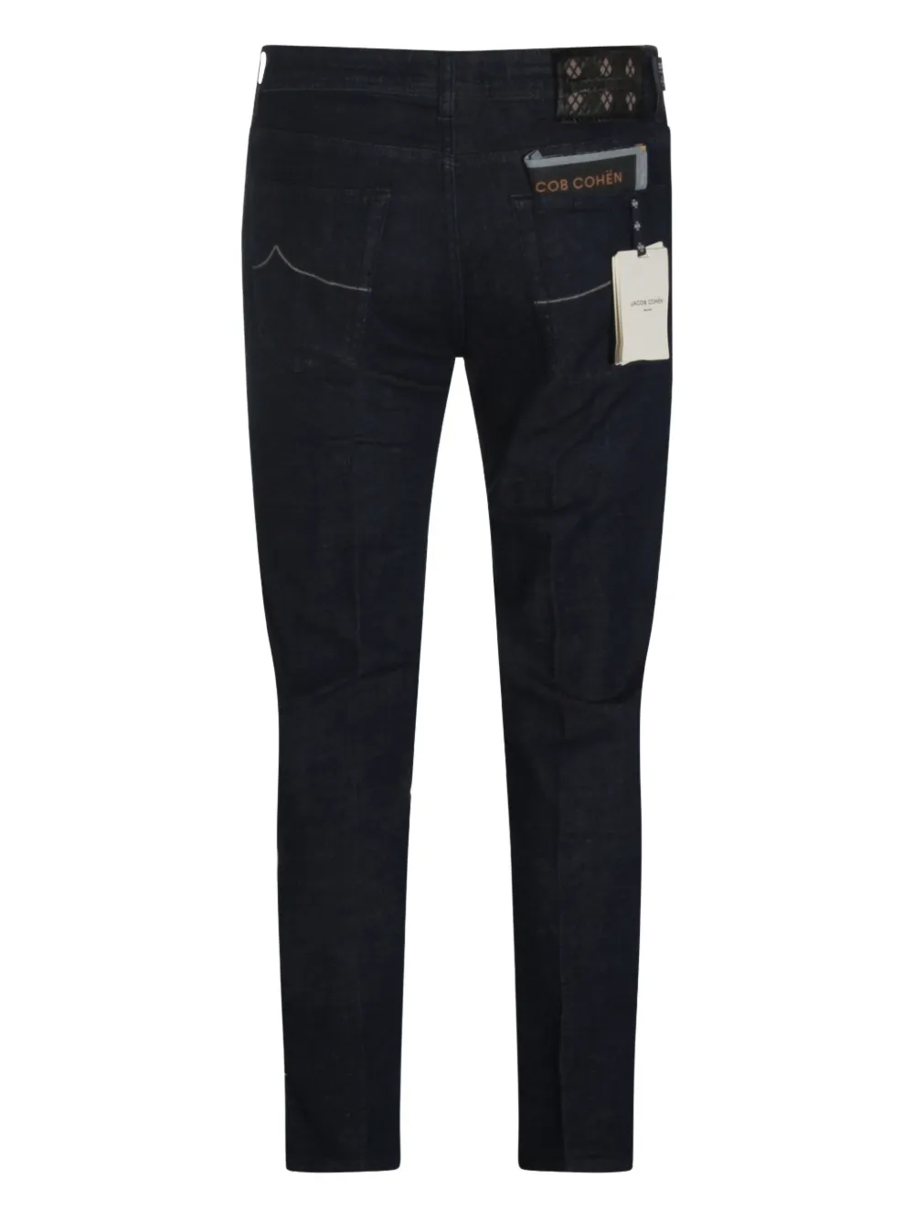 Jacob Cohën Jeans met logopatch - Blauw