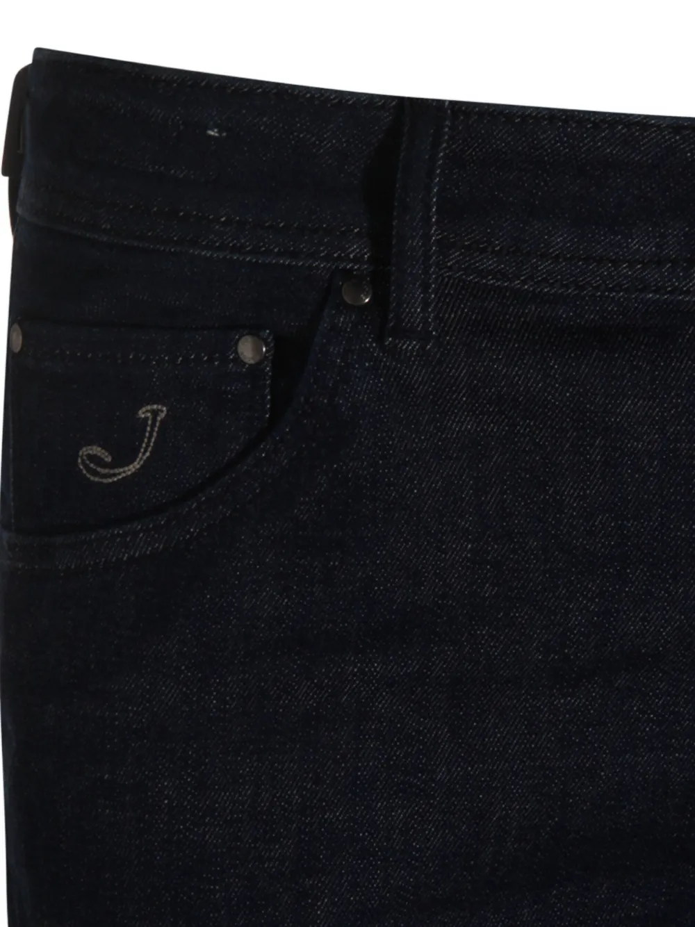 Jacob Cohen Logo-patch Jeans In Blue