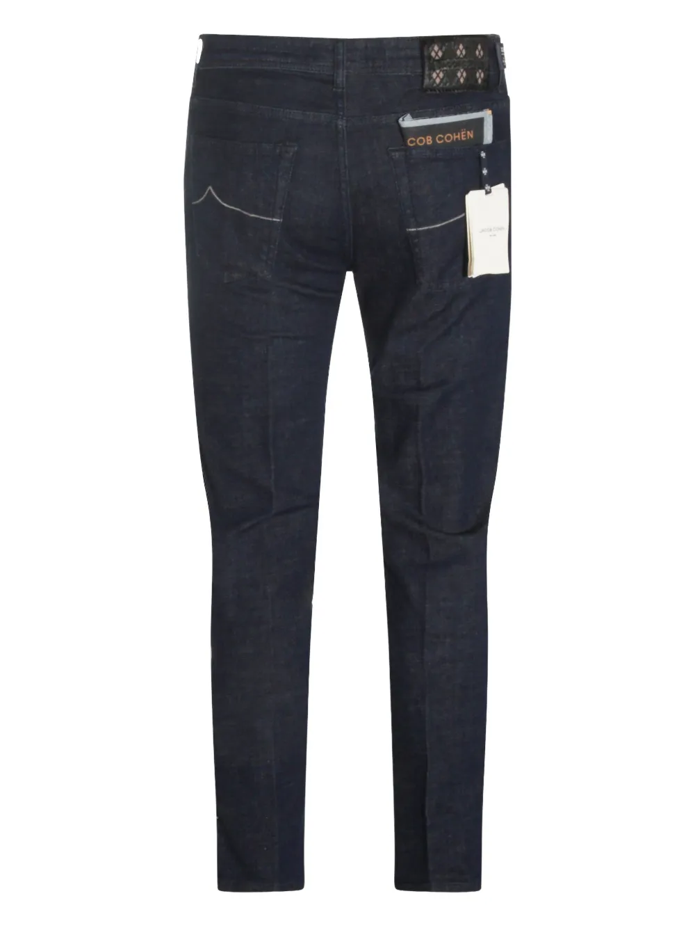 Jacob Cohen Logo-patch Jeans In Blue