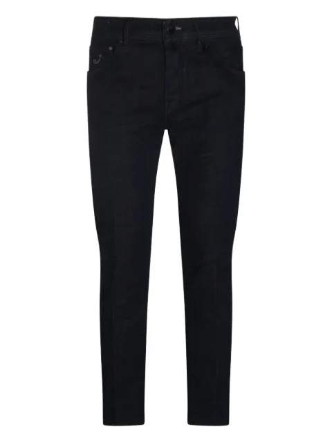 Jacob Cohën logo-patch jeans
