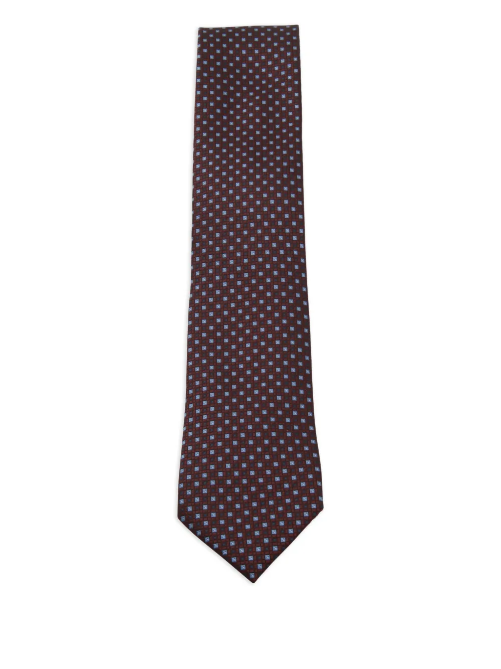 Zegna geometric-pattern tie | Image 1