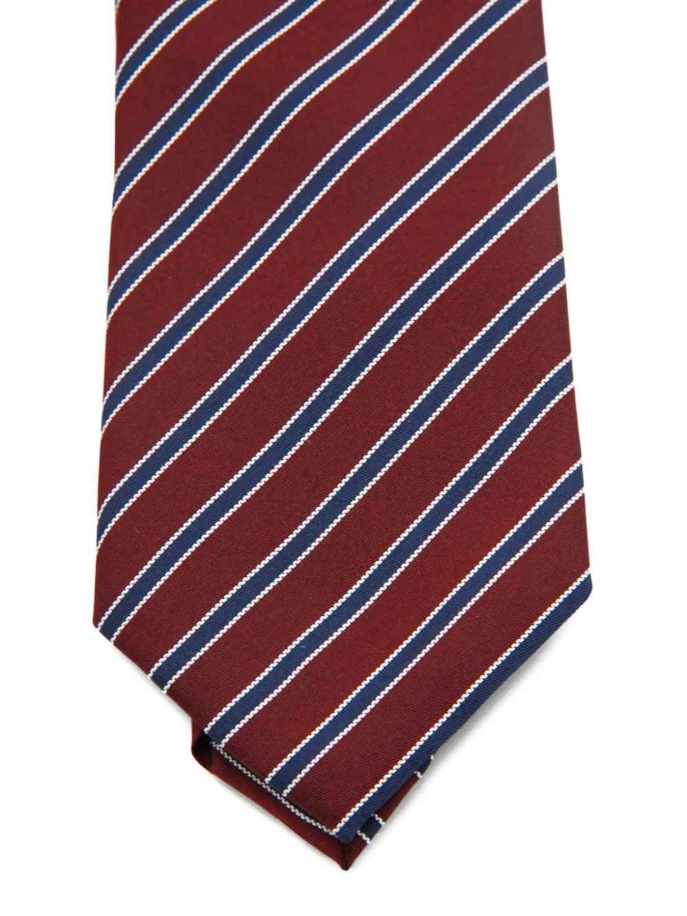 Zegna striped tie - Rood