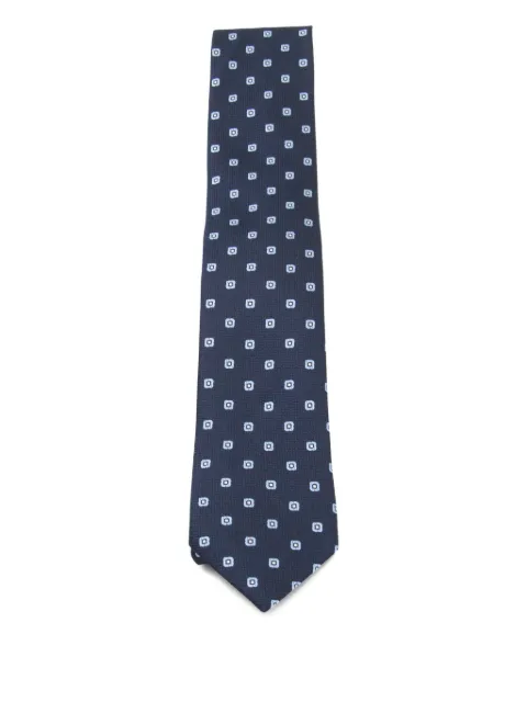 Zegna square-pattern tie