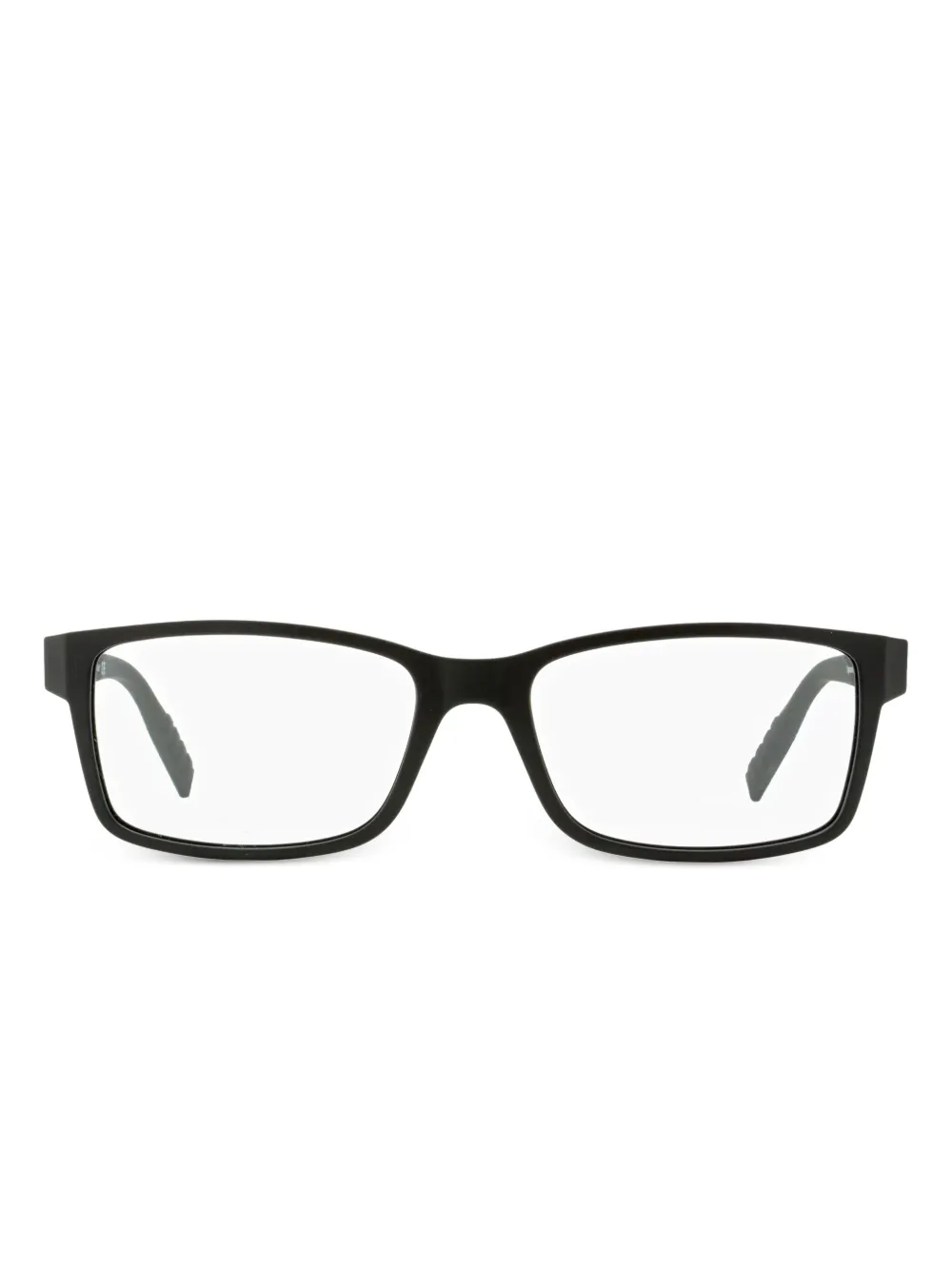 Montblanc rectangular-frame glasses - ブラック Montblanc rectangular-frame glasses - ブラック