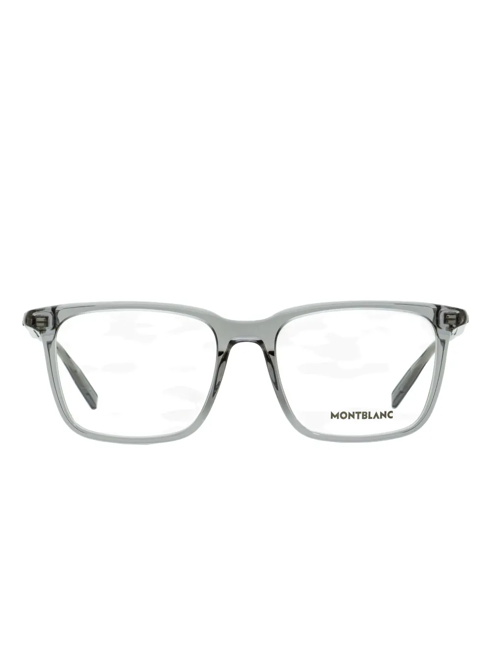 Montblanc Rectangular-frame Glasses In Gray