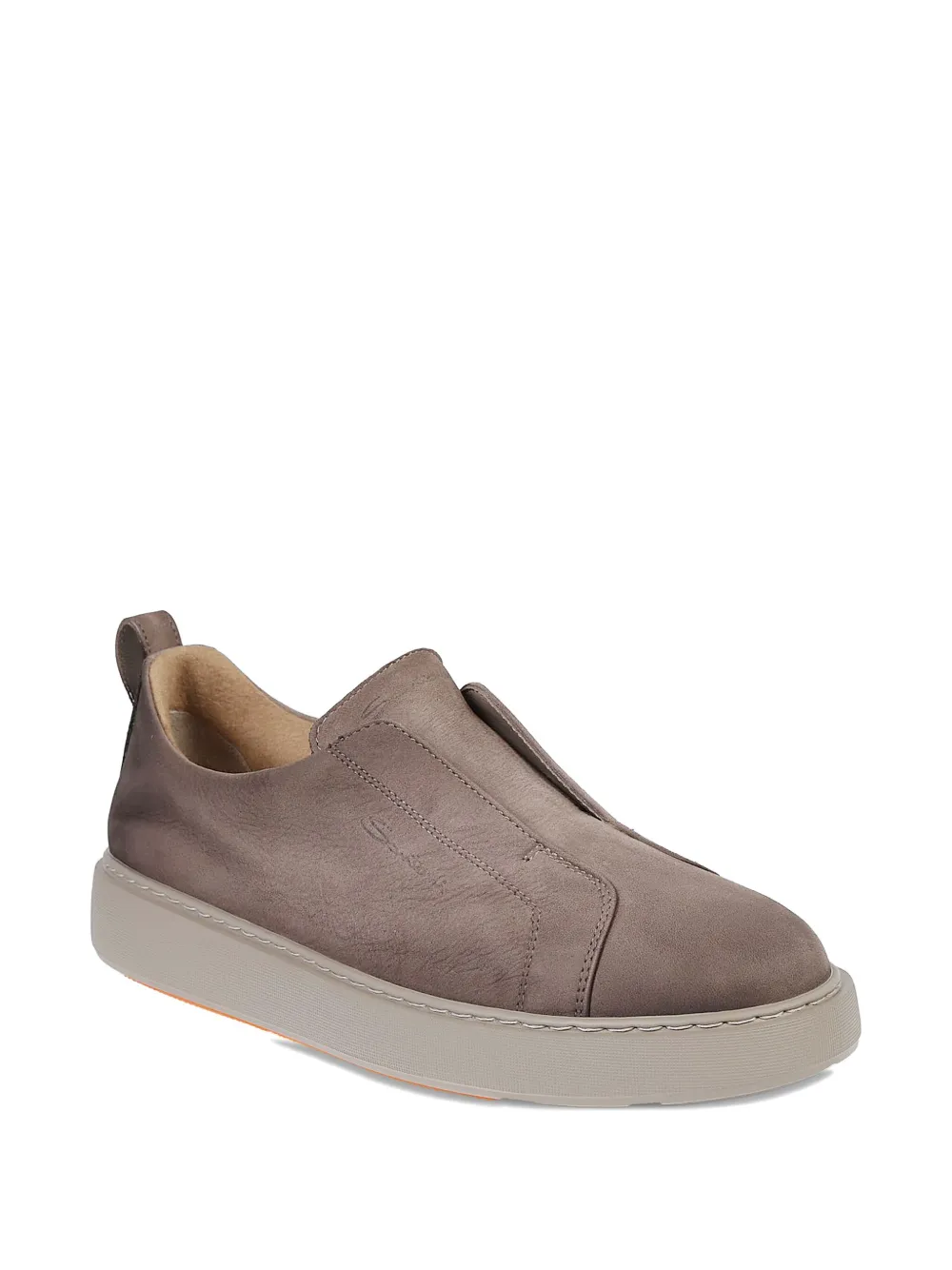 Santoni slip-on suede boots Bruin