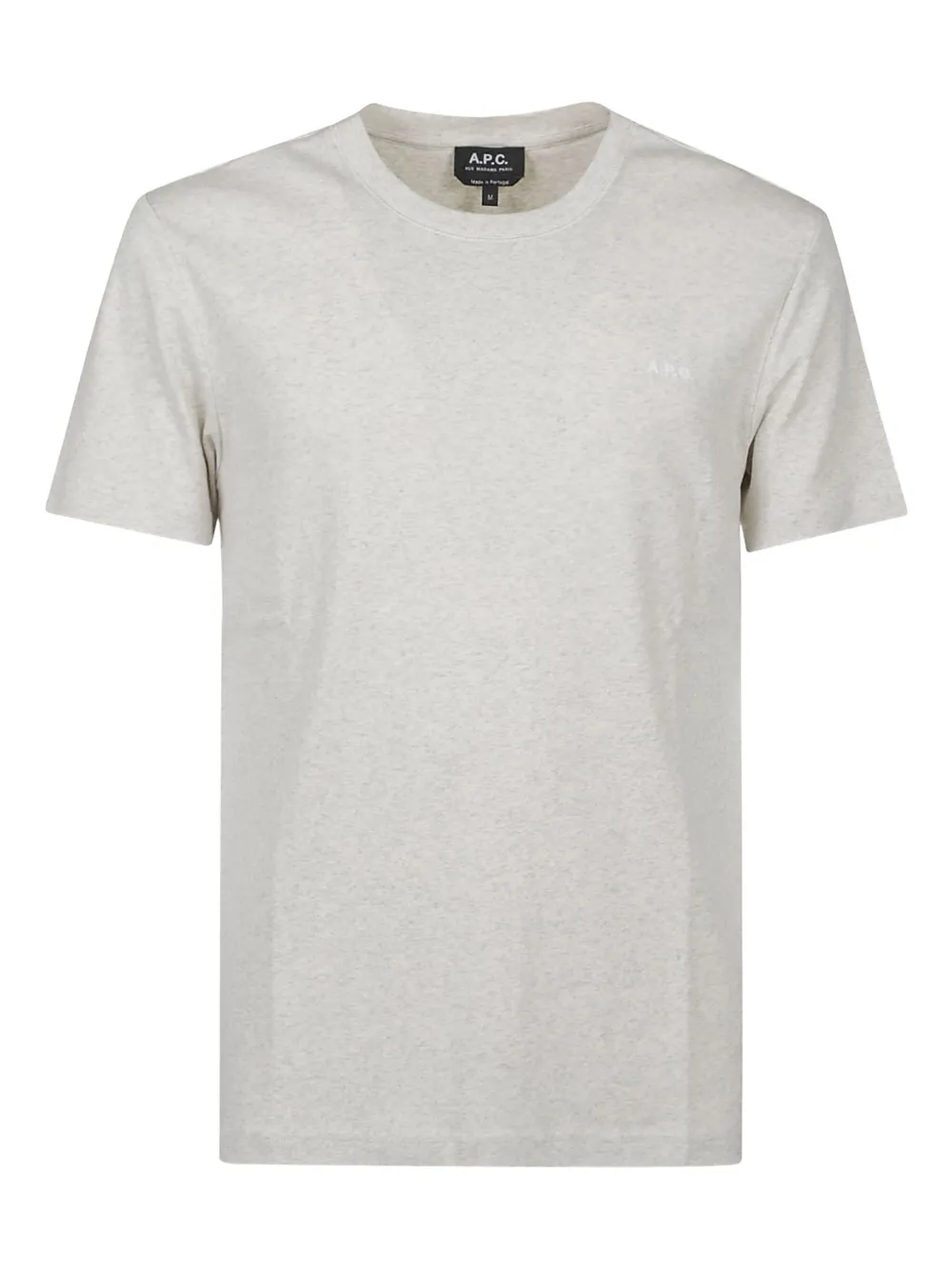 A.P.C. logo-embroidered cotton T-shirt | White | Image 1
