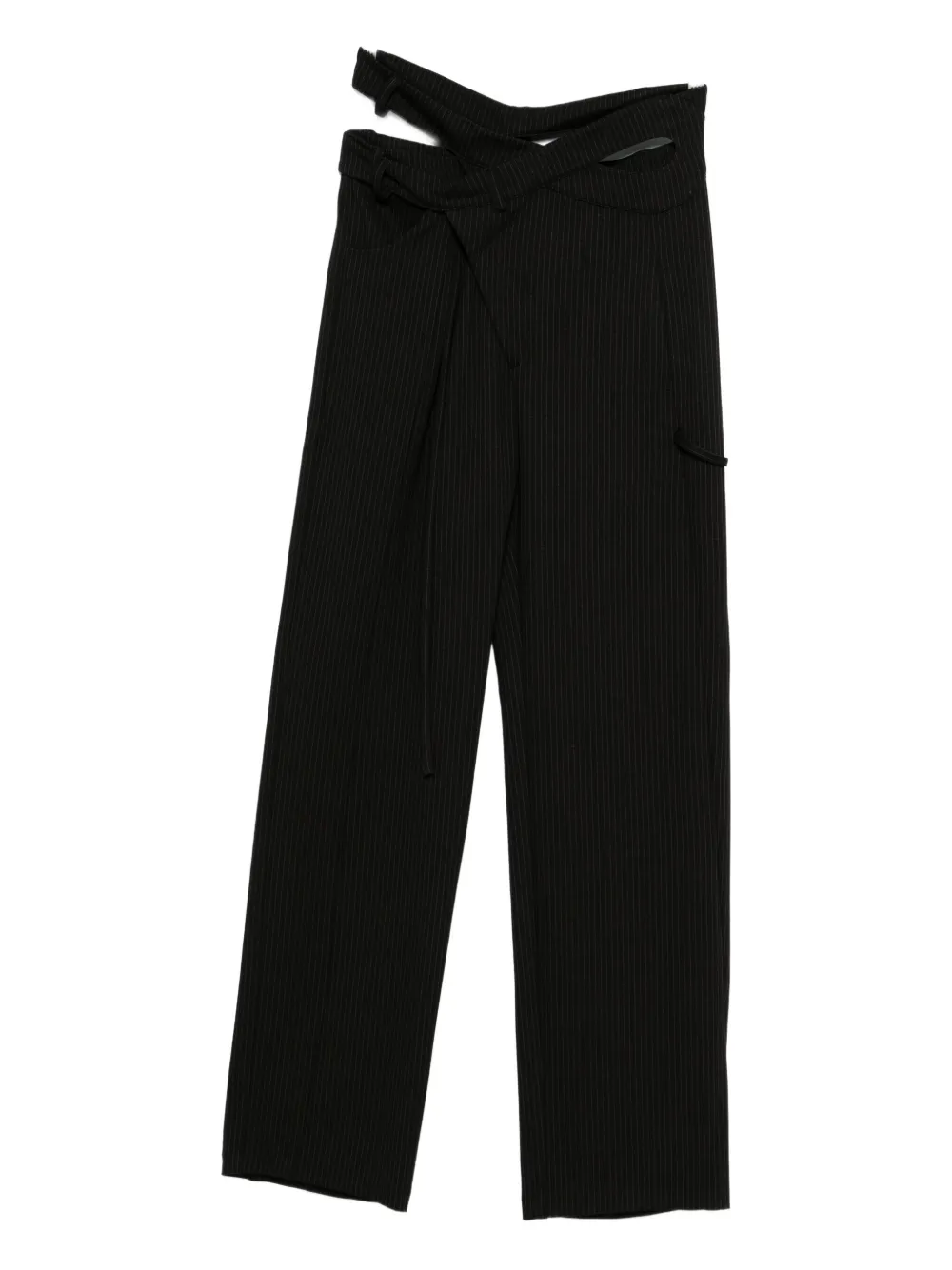 Ottolinger Knitted Wrap Pants In Animal Print