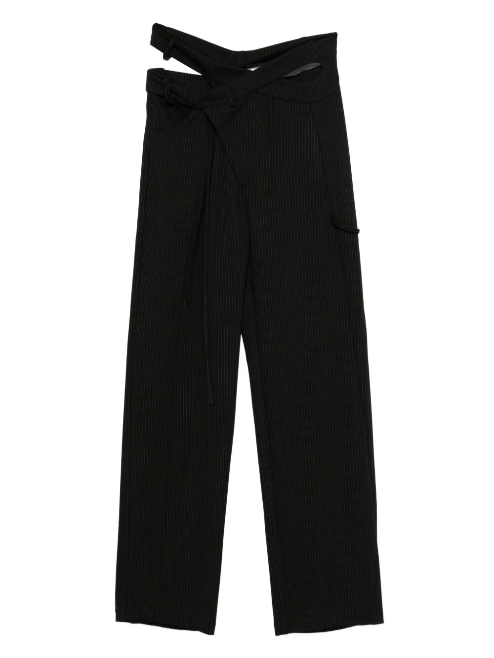 Ottolinger knitted wrap pants | Black | Image 1