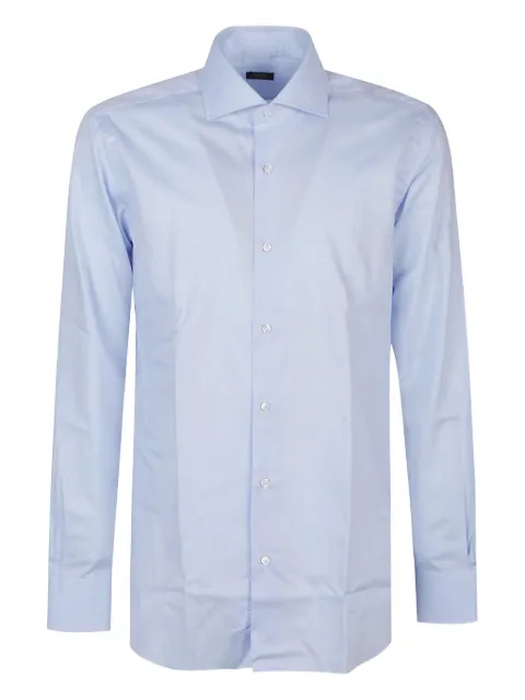 Barba cotton poplin shirt
