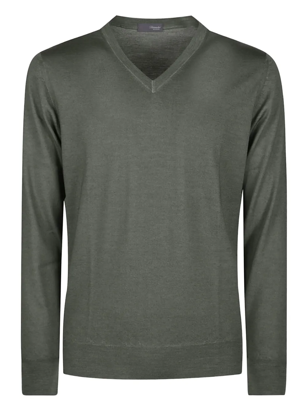 Drumohr V-neck wool sweater | Green | Image 1