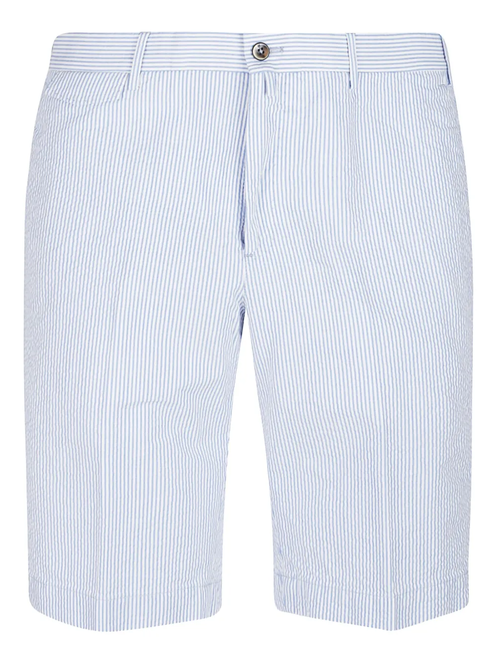 PT Torino striped cotton shorts | White | Image 1