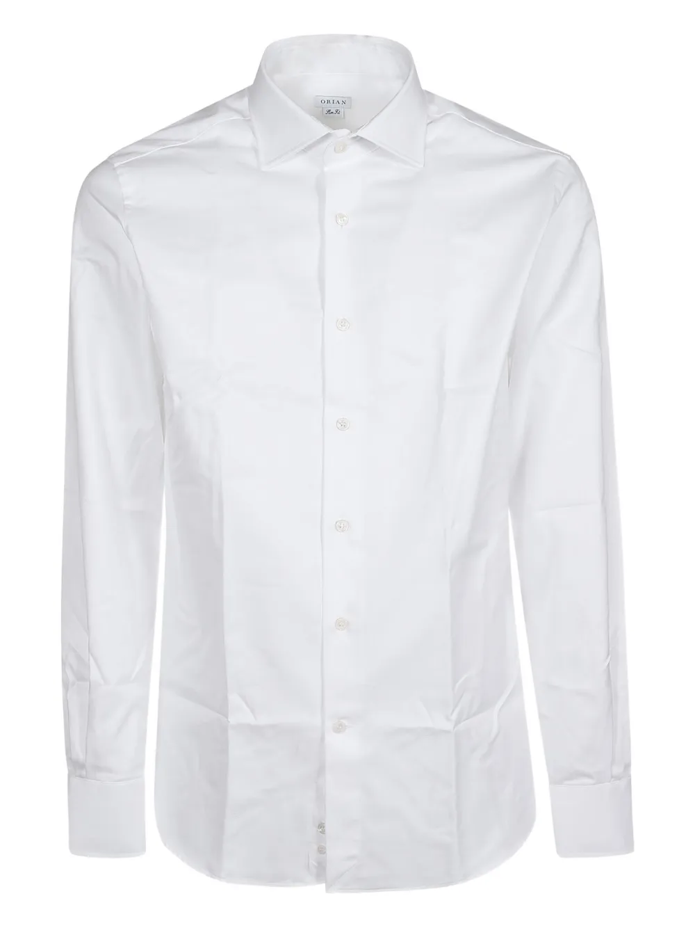 Orian long-sleeved cotton shirt | White | Image 1