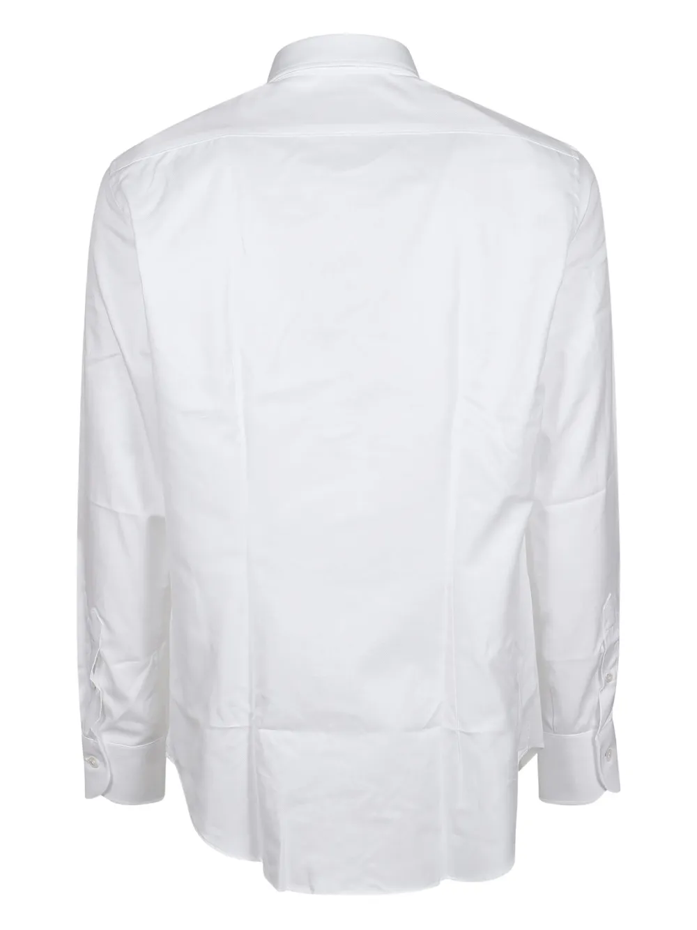 Orian long-sleeved cotton shirt - Wit