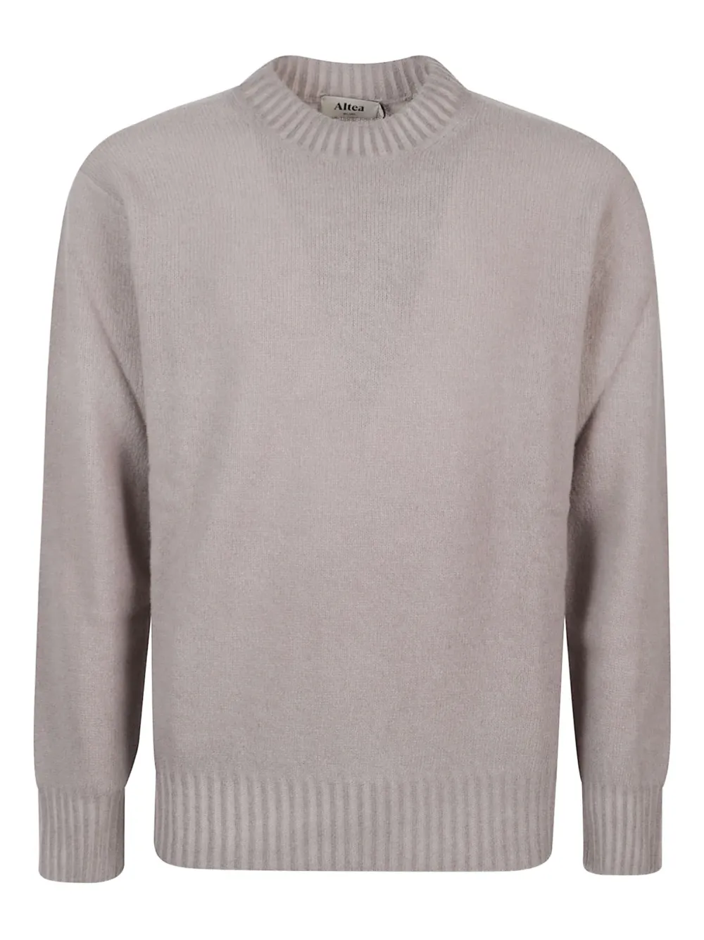 Altea ribbed-hem wool sweater - Grigio