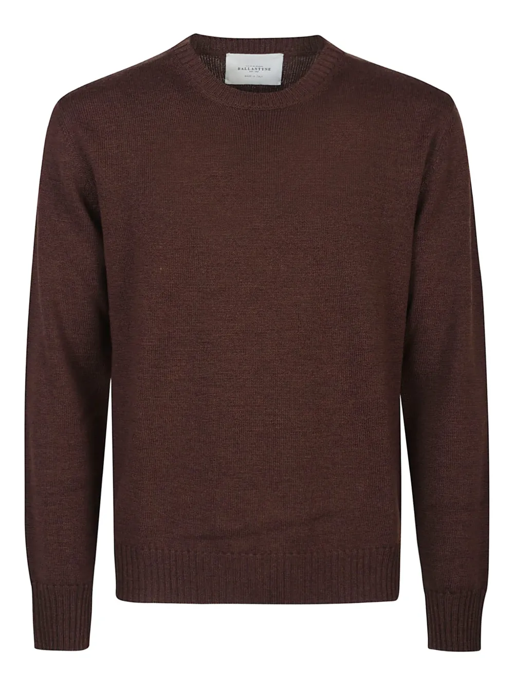 Ballantyne merino-wool crew-neck sweater | Brown | Image 1