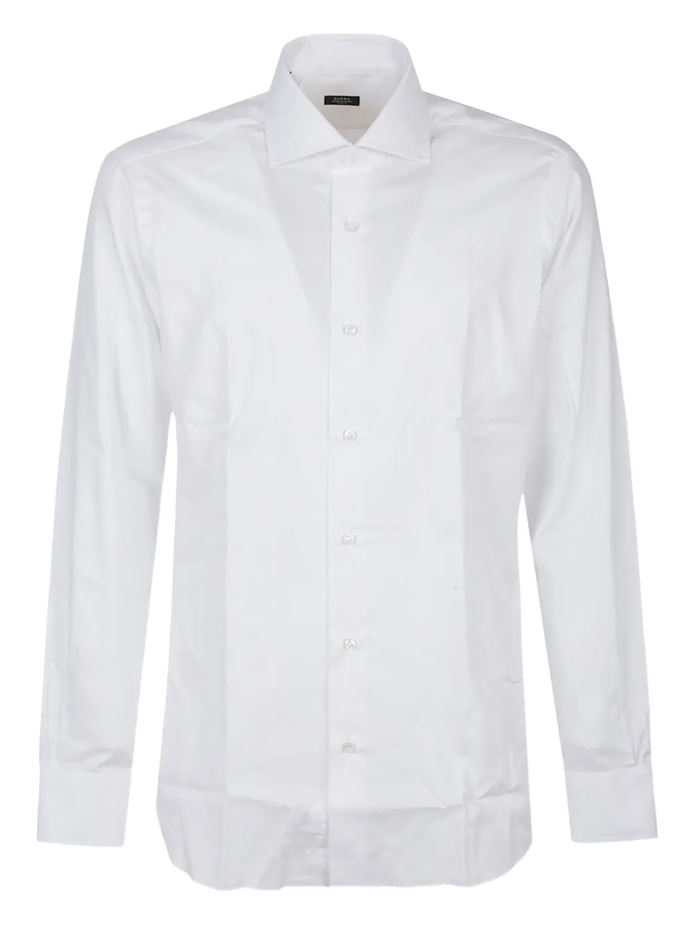 Barba long-sleeved buttoned-down shirt | White | Image 1