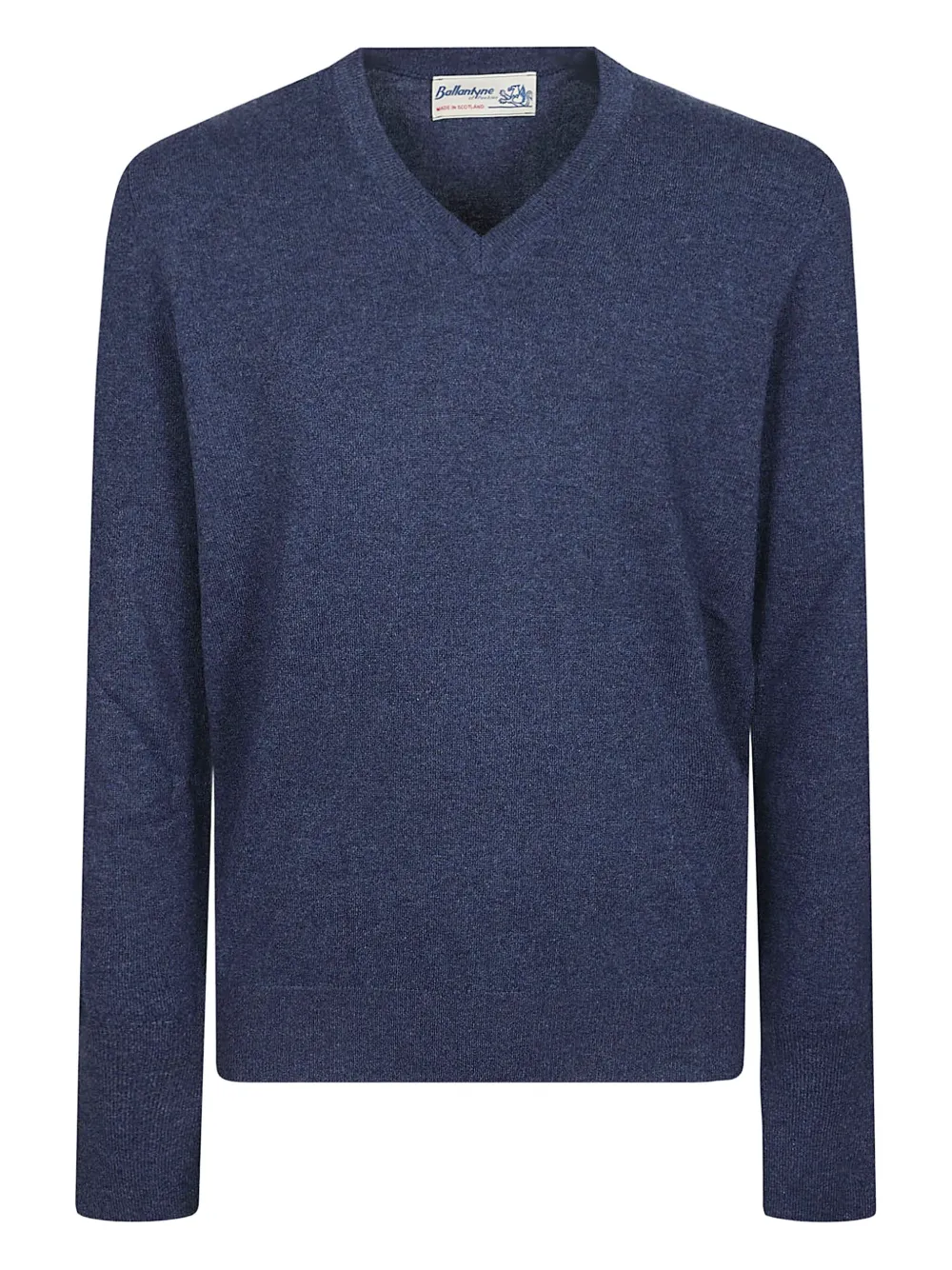 Ballantyne V-neck cashmere sweater | Blue | Image 1