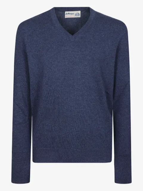 Ballantyne V-neck cashmere sweater