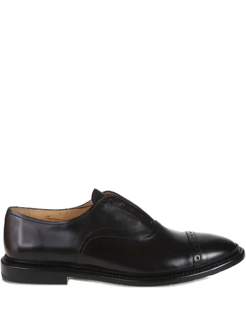 Premiata leather cap-toe derby shoes