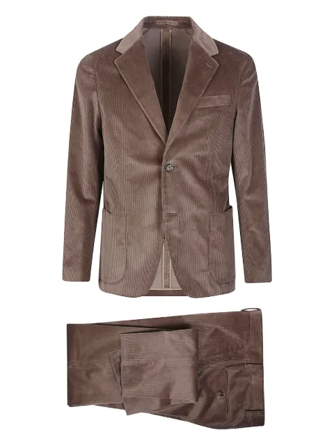 Lardini traje de pana con botones
