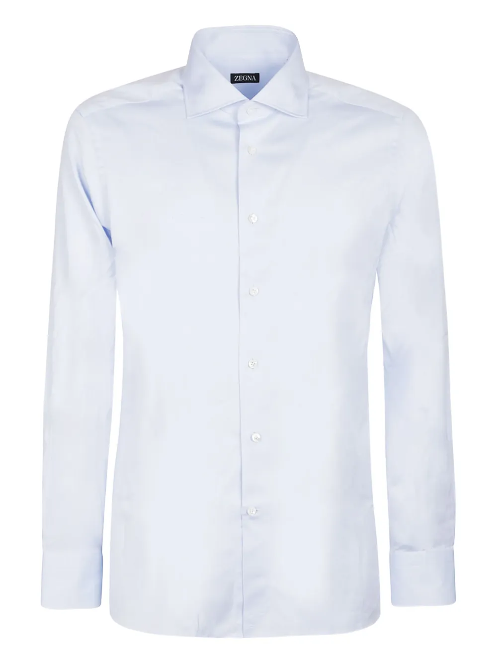 Zegna button-down cotton shirt | Blue | Image 1