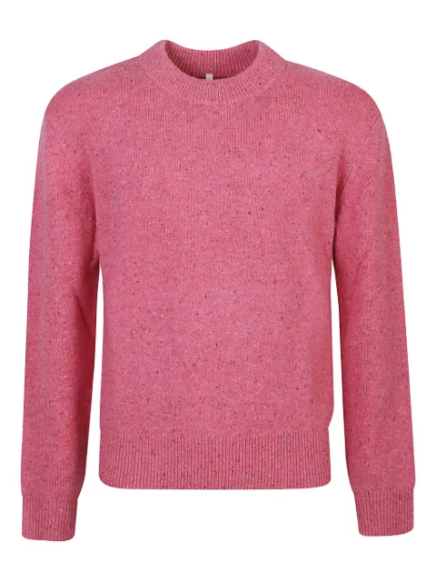 Sunflower speckled wool crew-neck sweater