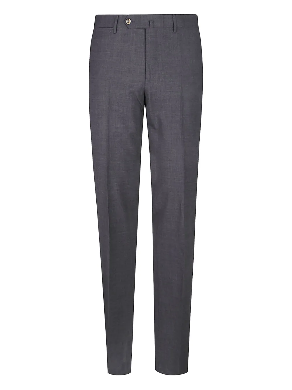 Pt Torino Pressed-crease Trousers In Gray