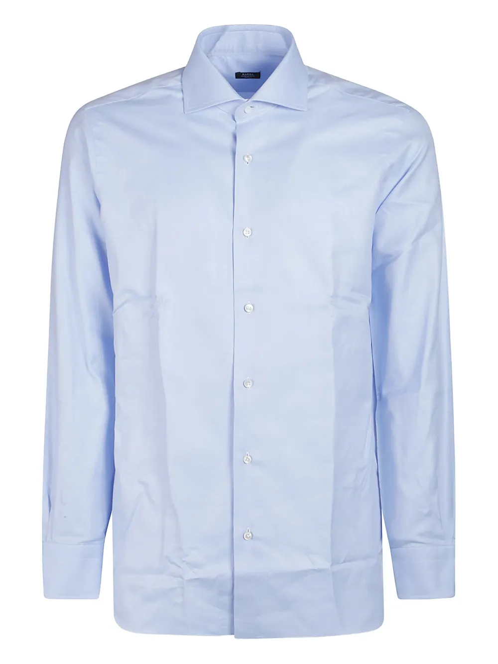 Barba buttoned-down cotton shirt | Blue | Image 1