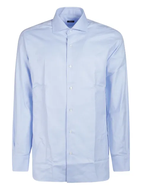 Barba buttoned-down cotton shirt