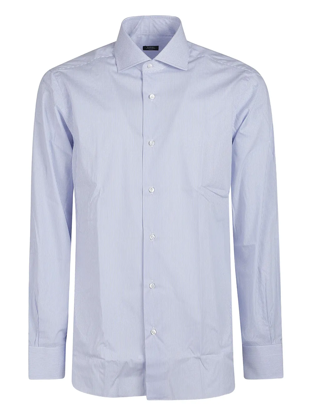 Barba striped cotton shirt | Blue | Image 1