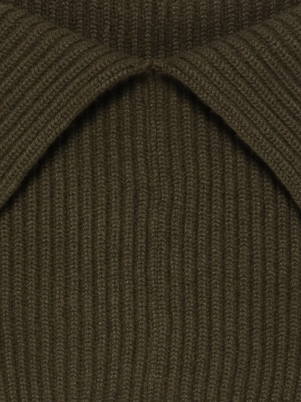 Uma Wang Ribbed-knit Scarf In Green