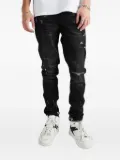 RTA Clayton paint-splatter jeans - Black