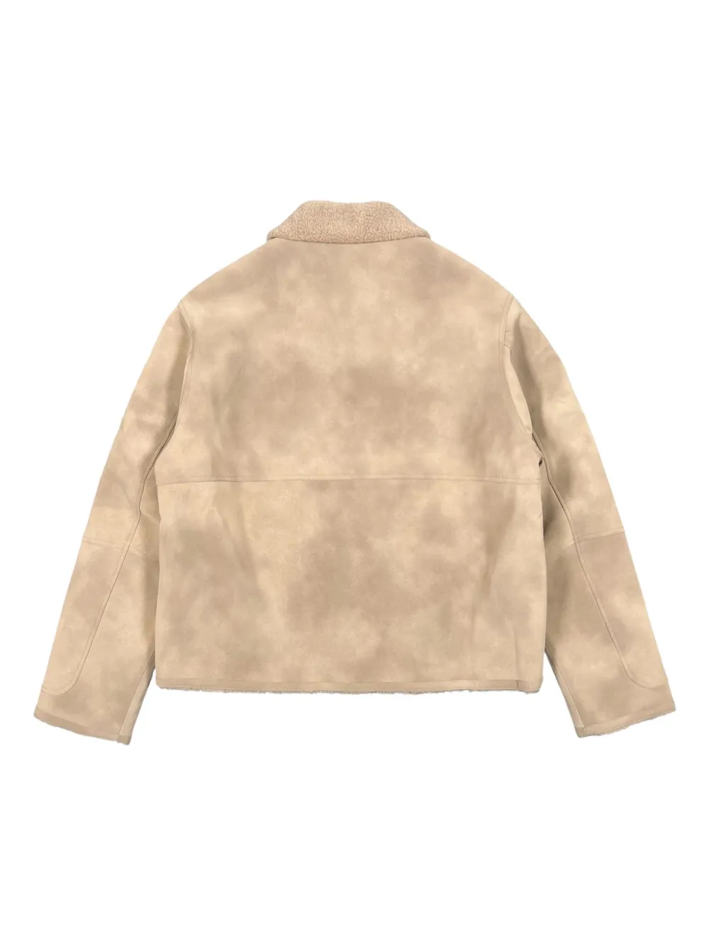 Represent Shearling-collar Jacket In Neutral