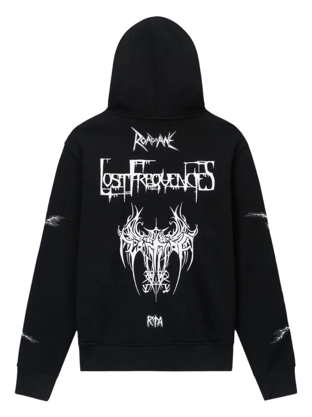 RTA zip-fastening graphic-print hoodie | Hoodies | Image 2