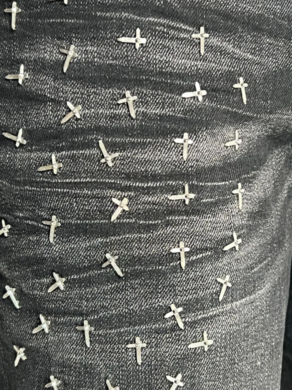 RTA Olivier Stacked skinny jeans Zwart